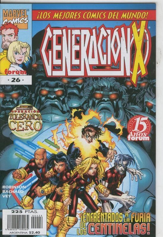Generacion X volumen 2 numero 26:  (papel algo acartonado por haber estado en lugar humedo)