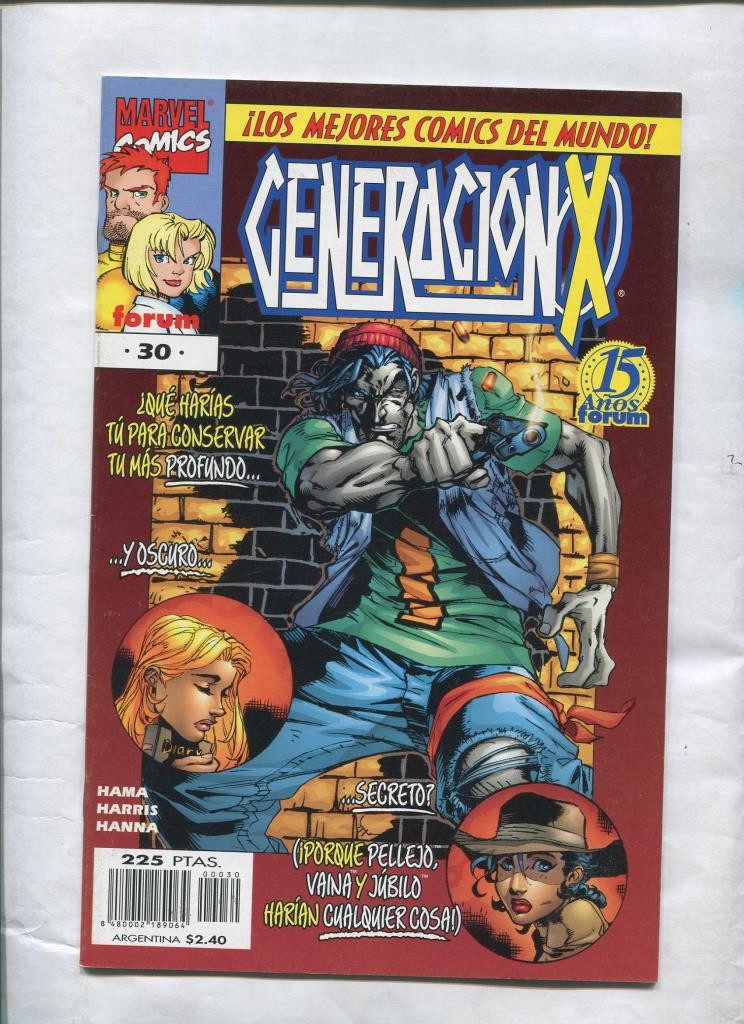 Generacion X volumen 2 numero 30:  (papel algo acartonado por haber estado en lugar humedo)