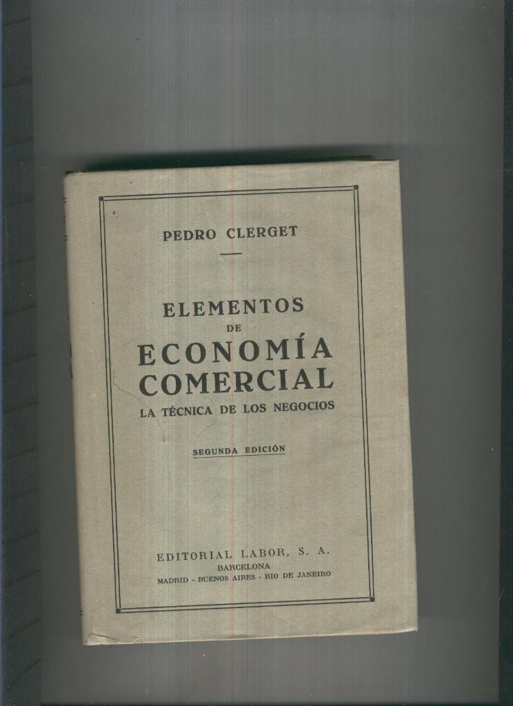 Elementos de Economia Comercial