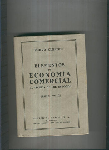 Elementos de Economia Comercial