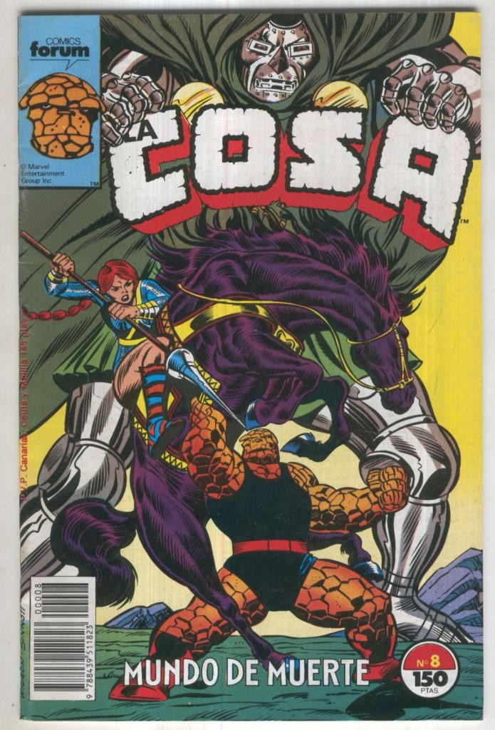 La Cosa numero 08 (numerado 1 en trasera)