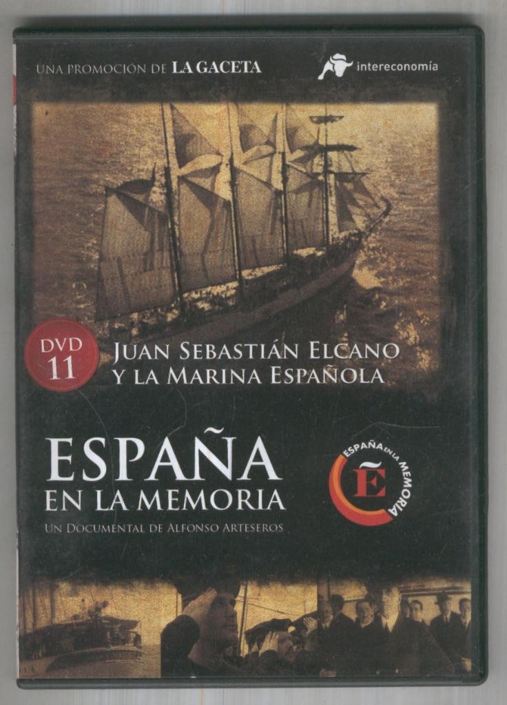 DVD Documental: ESPAÑA EN LA MEMORIA No.11 - Juan Sebastian ElCano y la Marina española