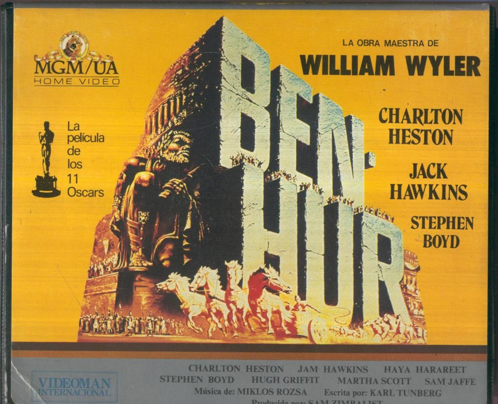 VHS Cine: BEN-HUR: Edicion Especial Caja doble Vhs