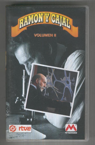 VHS Serie: RAMON Y CAJAL, Volumen II - (Serie RTVE) 