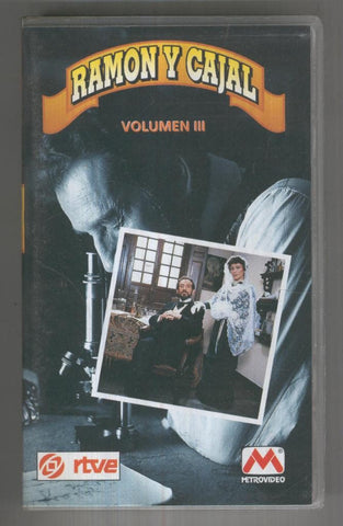 VHS Serie: RAMON Y CAJAL, Volumen III - (Serie RTVE) 