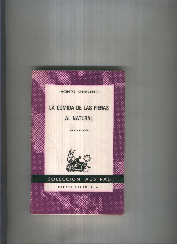 La comida de las fieras- Al natural