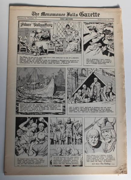 THE MENOMONEE FALLS GAZETTE Vol.02, No.95 - First Section (1973)