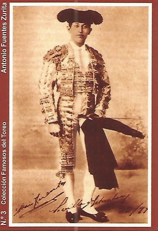 CALENDARIO PUBLICITARIO 03: Coleccion Famosos del Toreo: Antonio Fuentes Zurita