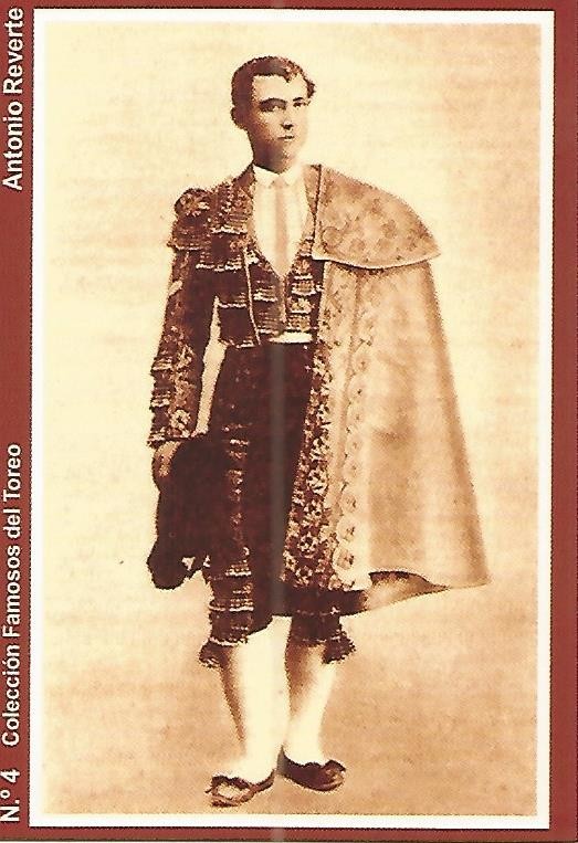 CALENDARIO PUBLICITARIO 04: Coleccion Famosos del Toreo: Antonio Reverte