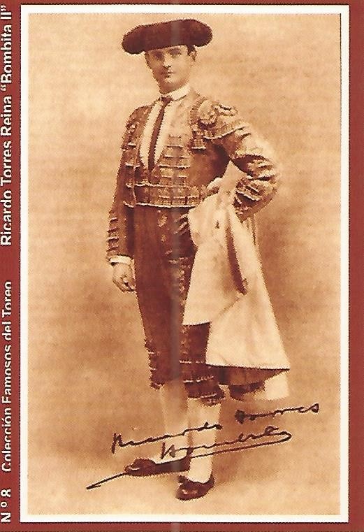 CALENDARIO PUBLICITARIO 08: Coleccion Famosos del Toreo: Ricardo Torres Bombita II