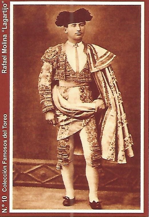 CALENDARIO PUBLICITARIO 10: Coleccion Famosos del Toreo: Rafael Molina Lagartijo