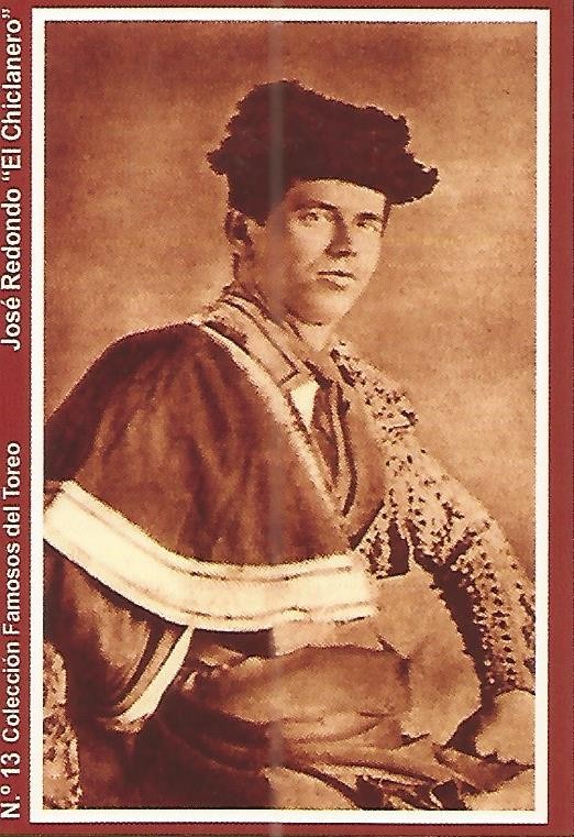 CALENDARIO PUBLICITARIO 13: Coleccion Famosos del Toreo: Jose Redondo El Chiclanero