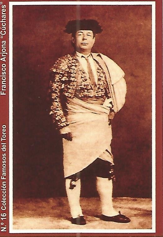 CALENDARIO PUBLICITARIO 16: Coleccion Famosos del Toreo: Francisco Arjona Cuchares