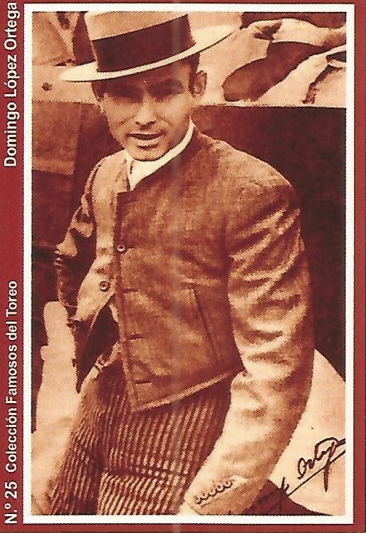 CALENDARIO PUBLICITARIO 25: Coleccion Famosos del Toreo: Domingo Lopez Ortega