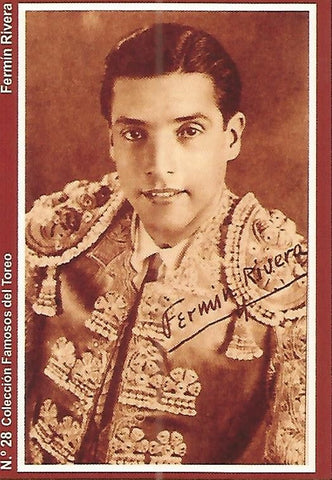 CALENDARIO PUBLICITARIO 28: Coleccion Famosos del Toreo: Fermin Rivera
