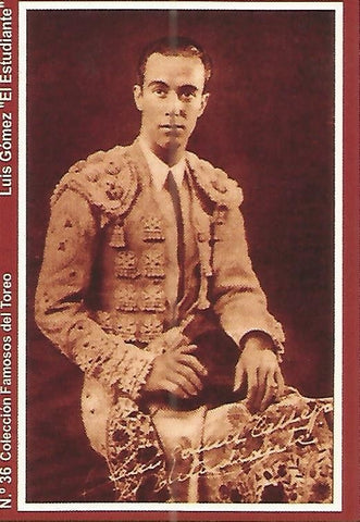 CALENDARIO PUBLICITARIO 37: Coleccion Famosos del Toreo: Luis Miguel Gonzalez Dominguin