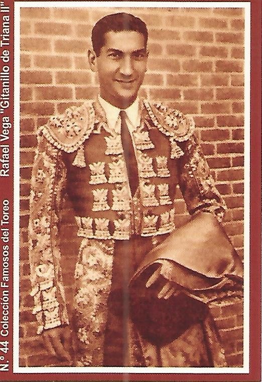 CALENDARIO PUBLICITARIO 44: Coleccion Famosos del Toreo: Gitanillo de Triana II