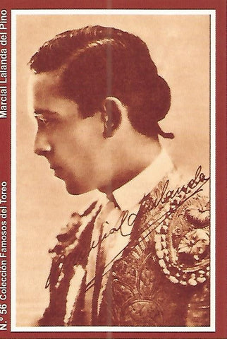 CALENDARIO PUBLICITARIO 56: Coleccion Famosos del Toreo: Marcial Lalanda