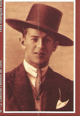 CALENDARIO PUBLICITARIO 72: Coleccion Famosos del Toreo: Felix Rodriguez