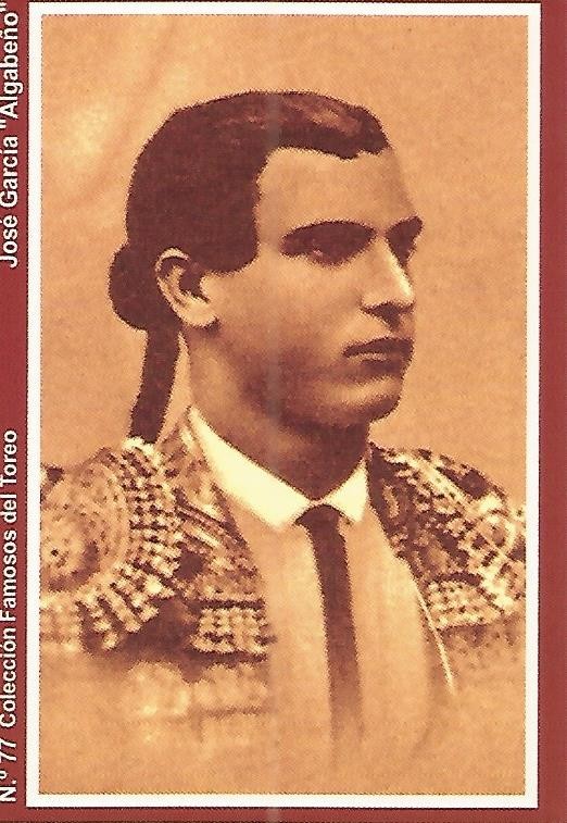 CALENDARIO PUBLICITARIO 77: Coleccion Famosos del Toreo: Jose Garcia Algabeño