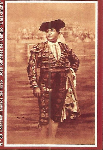 CALENDARIO PUBLICITARIO 80: Coleccion Famosos del Toreo: Jose Sanchez Cara-ancha