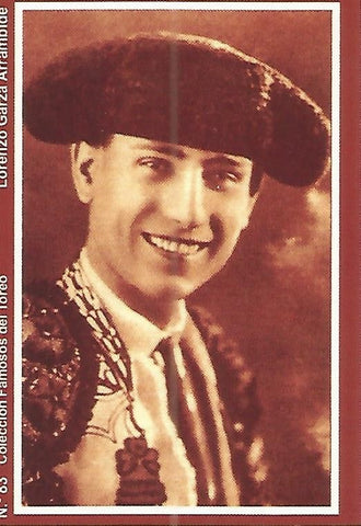 CALENDARIO PUBLICITARIO 83: Coleccion Famosos del Toreo: Lorenzo Garza