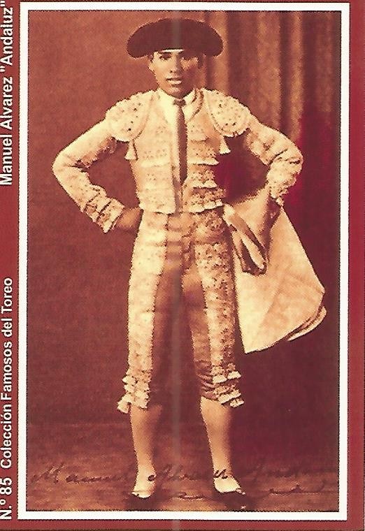 CALENDARIO PUBLICITARIO 85: Coleccion Famosos del Toreo: Manuel Alvarez Andaluz