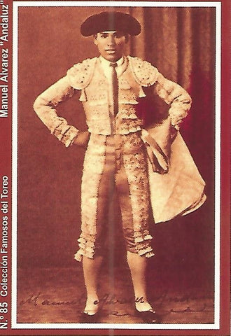 CALENDARIO PUBLICITARIO 85: Coleccion Famosos del Toreo: Manuel Alvarez Andaluz