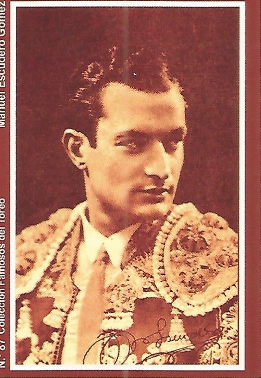 CALENDARIO PUBLICITARIO 87: Coleccion Famosos del Toreo: Manuel Escudero