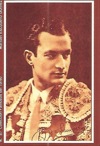 CALENDARIO PUBLICITARIO 87: Coleccion Famosos del Toreo: Manuel Escudero