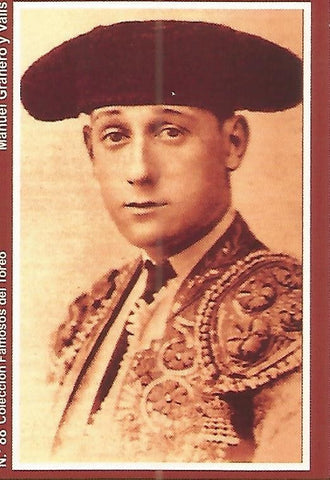CALENDARIO PUBLICITARIO 88: Coleccion Famosos del Toreo: Manuel Granero