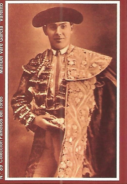 CALENDARIO PUBLICITARIO 89: Coleccion Famosos del Toreo: Manuel Vare Varelito