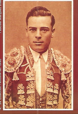 CALENDARIO PUBLICITARIO 94: Coleccion Famosos del Toreo: Pascual Marquez