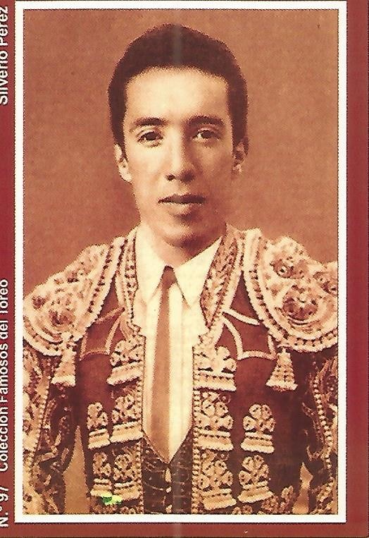 CALENDARIO PUBLICITARIO 97: Coleccion Famosos del Toreo: Silverio Perez
