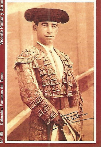 CALENDARIO PUBLICITARIO 99: Coleccion Famosos del Toreo: Vicente Pastor