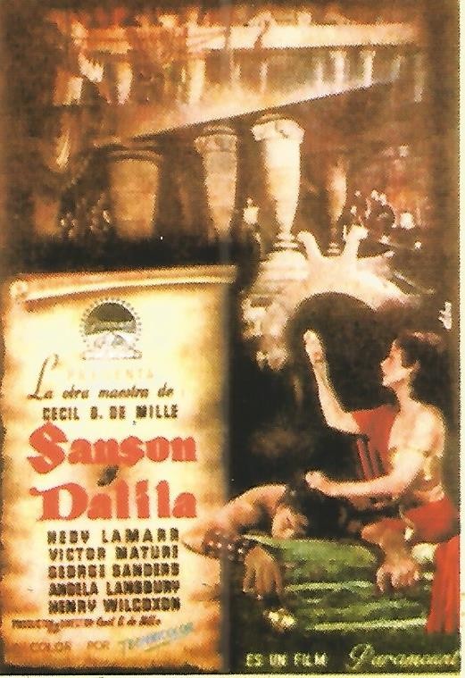 CALENDARIO PUBLICITARIO 00119: Sanson y Dalila