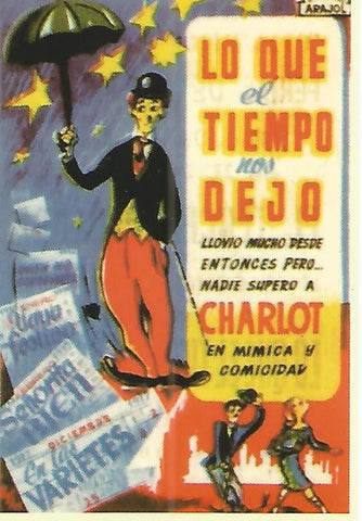 CALENDARIO PUBLICITARIO 00133: CHARLES CHAPLIN  Lo que el tiempo nos dejo
