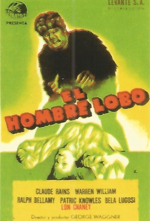 CALENDARIO PUBLICITARIO 00149: El hombre lobo