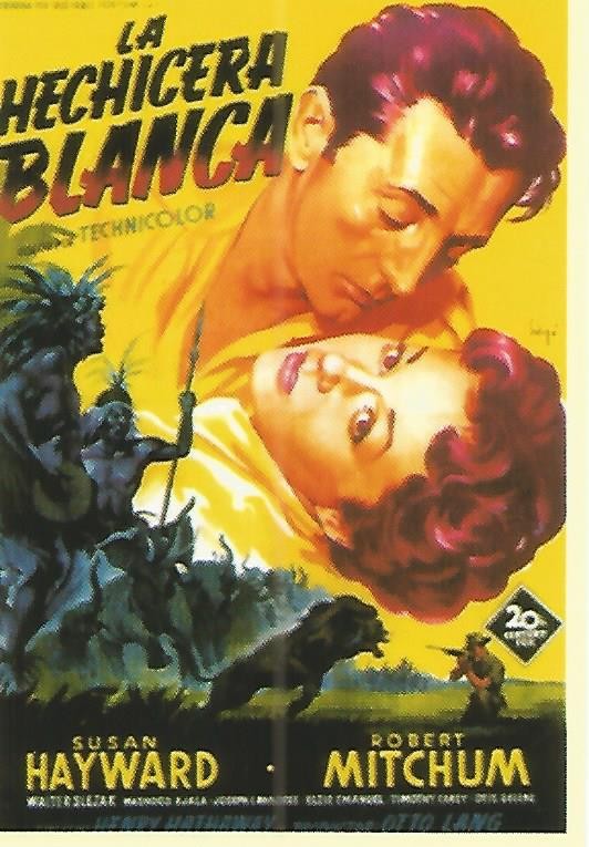 CALENDARIO PUBLICITARIO 00150: ROBERT MITCHUM La hechicera blanca