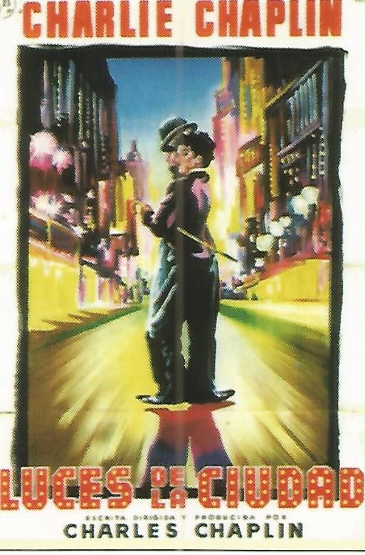 CALENDARIO PUBLICITARIO 00157: CHARLES CHAPLIN Luces de ciudad