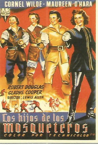 CALENDARIO PUBLICITARIO 00182: Los hijos de los mosqueteros