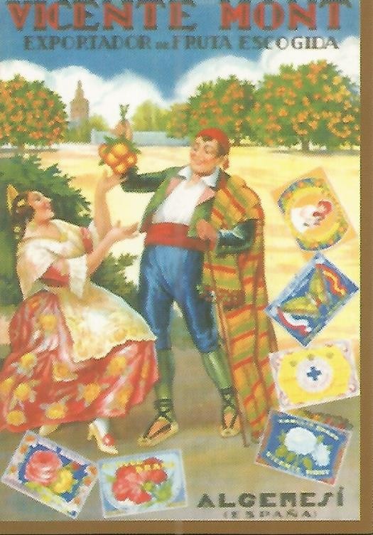 CALENDARIO PUBLICITARIO 00218: Vicente Mont. Exportador de fruta escogida