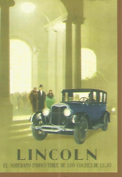 CALENDARIO PUBLICITARIO 00232: Lincoln. Coches de lujo