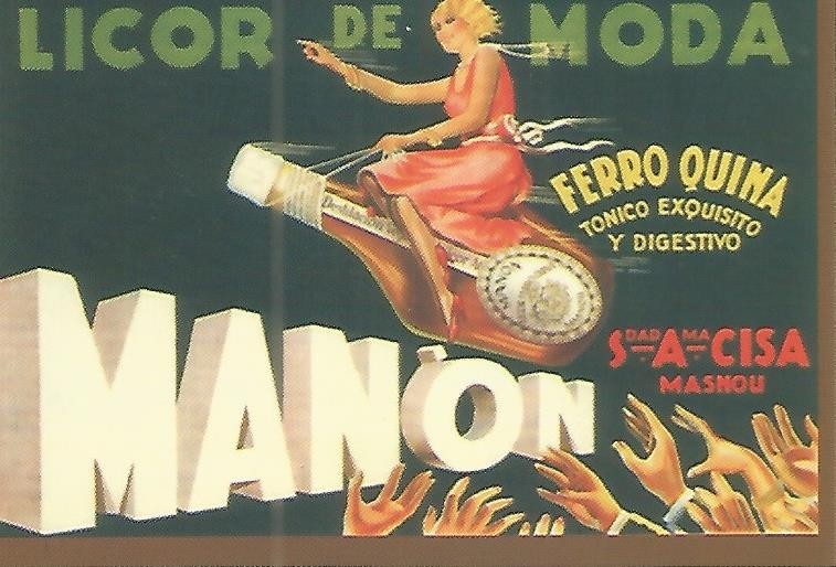 CALENDARIO PUBLICITARIO 00240: Licor Manon