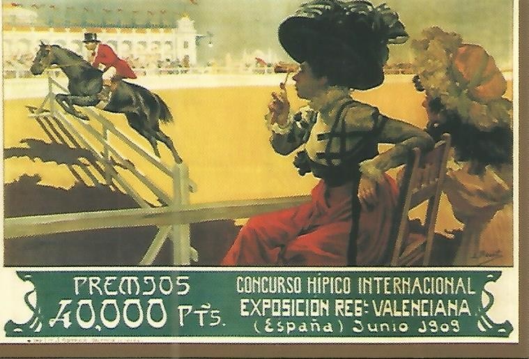 CALENDARIO PUBLICITARIO 00246: Concurso hipico Internacional. Valencia 1909