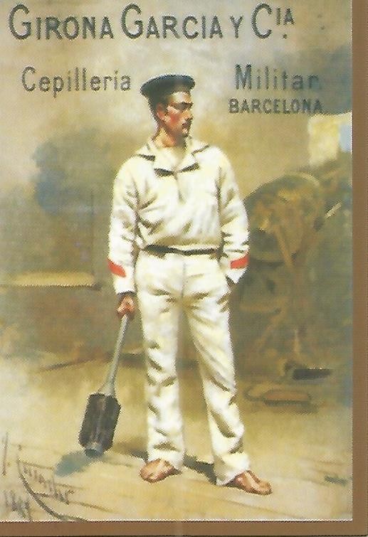 CALENDARIO PUBLICITARIO 00274: Cepilleria militar Girona Garcia y Cia. Barcelona