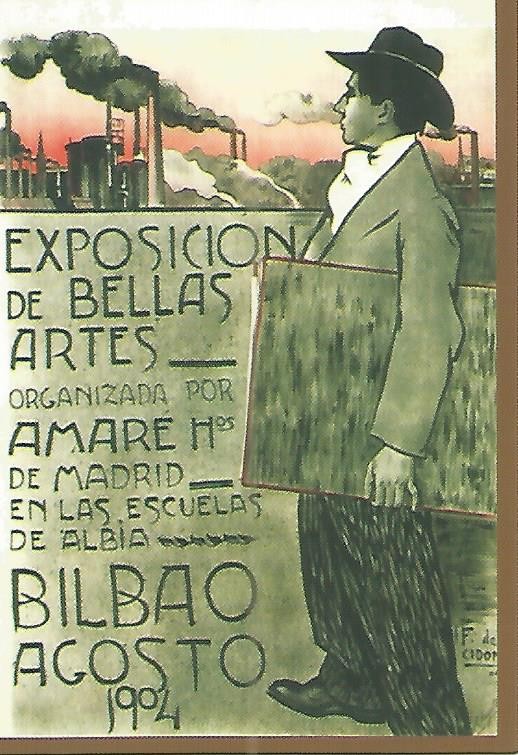 CALENDARIO PUBLICITARIO 00300: Exposicion de Bellas Artes. Bilbao 1904
