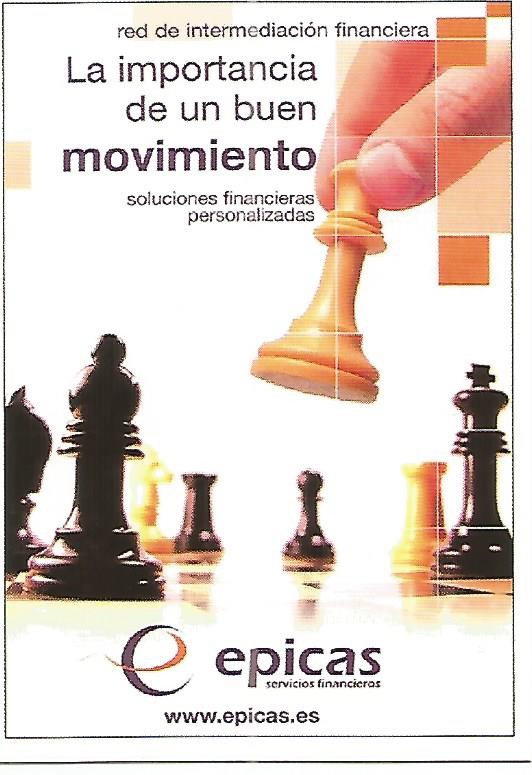 CALENDARIO PUBLICITARIO 00320: EPICAS. Servicios financieros
