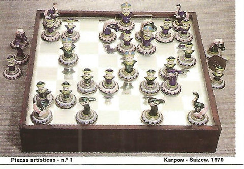 CALENDARIO PUBLICITARIO 00335: Coleccion Piezas artisticas no 1. Karpow - Saizew. 1970