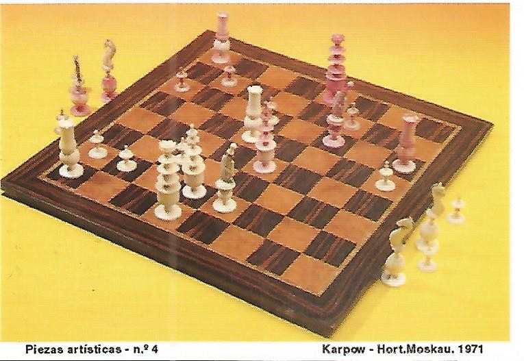 CALENDARIO PUBLICITARIO 00338: Coleccion Piezas artisticas no 4. Karpow - Hort Moskau. 1971